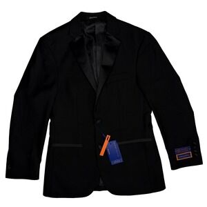 Giorgio Fiorelli Tuxedo Jacket | Men's 34S | Black | NWT | Satin Lapel Old Money